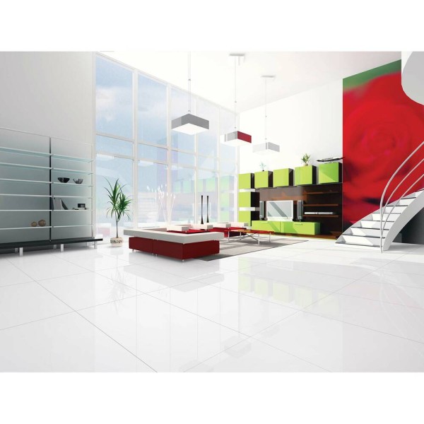 Керамограніт Megagres Plain White 60x120 см
