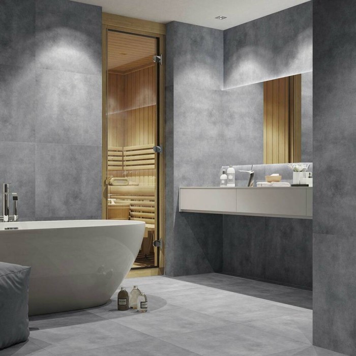 Керамогранит Cerrad Batista PODLOGA STEEL RECT 8×597×597 под бетон