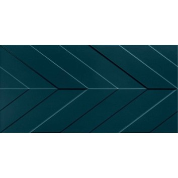 Плитка Marca Corona D734 4D.Chevron Deep Blu Mat 40x80 см