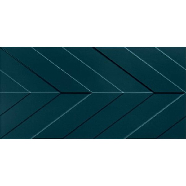 Плитка Marca Corona D734 4D.CHEVRON DEEP BLU MATT 8×800×400