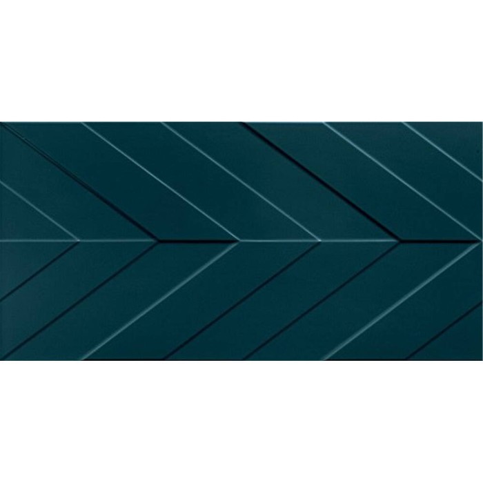 Плитка Marca Corona D734 4D.CHEVRON DEEP BLU MATT 8×800×400