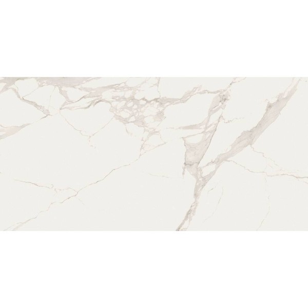 Керамограніт Megagres Statuario Rect Parlak Nano 120x240 см