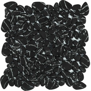 Мозаїка Mozaico De Lux V-Mos VL-426B Black Stone Mosaic 28,5х28,5 см
