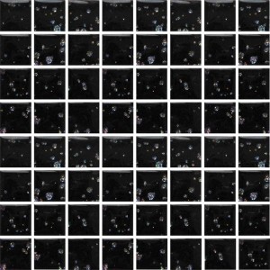 Мозаїка Mozaico De Lux T-Mos BG702-B (BG02) (L)Sparcle Black 30х30 см