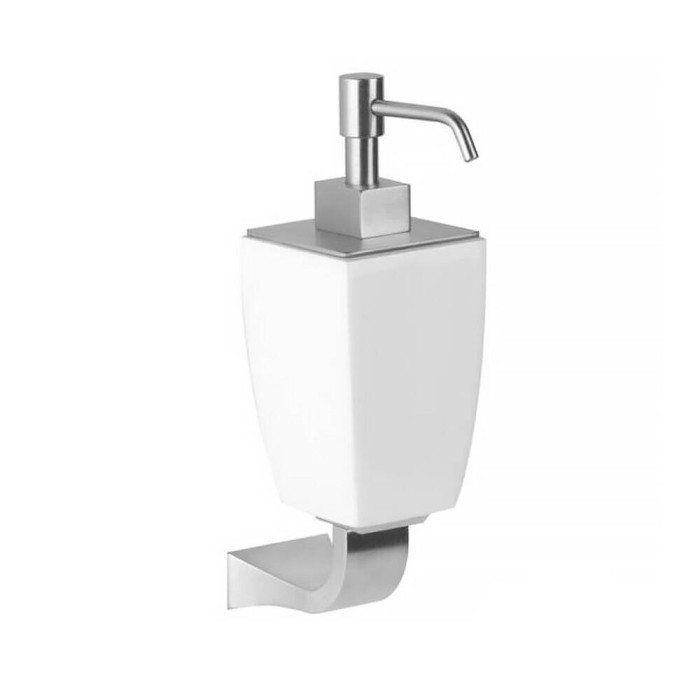 Дозатор для рідкого мила Gessi Mimi 33214-031 з тримачем хром/білий