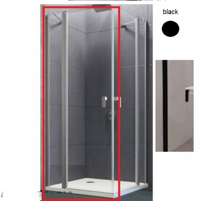 Душові двері Huppe Design pure 8P0703.123.321 1000х1900 см розпашні реверсивні