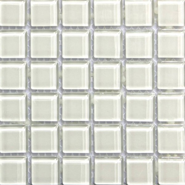 Мозаїка Mozaico De Lux S-Mos A-10 Crystal White 30х30 см