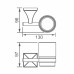 Склянка Devit Classic 6010151 з тримачем хром