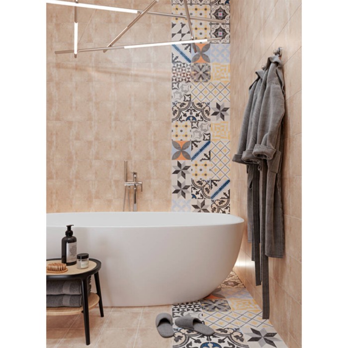 Напольная плитка GOLDEN TILE Ethno Бежевый Н81000 8×186×186