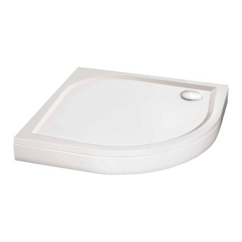 Душовий піддон Devit Universal FTR4010 100х100х13,5 см  чверть кола з ніжками, панелю, сифоном