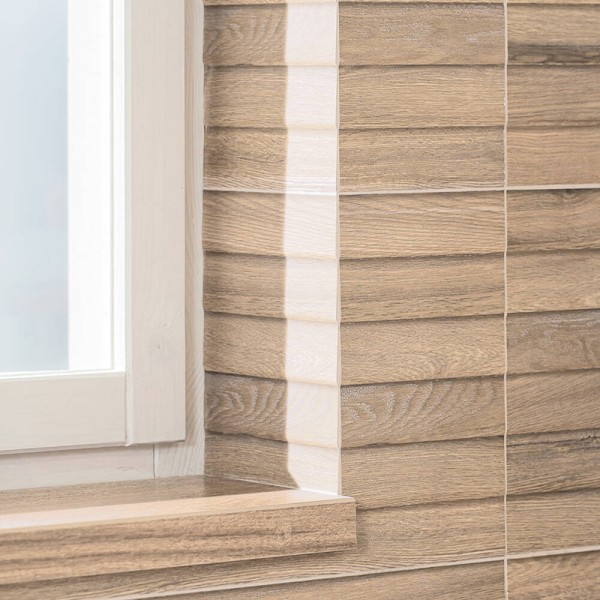 Плитка Lasselsberger Rako BASE WR1V5435 beige wood relief 10×898×298 под дерево