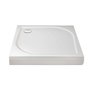 Душовий піддон Devit Universal FTR4110 100х100х13,5 см квадратний з ніжками, панелю, сифоном