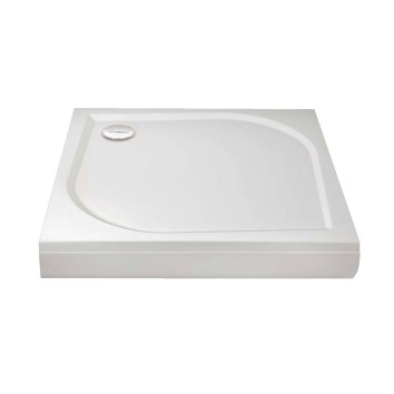 Душовий піддон Devit Universal FTR4110 100х100х13,5 см квадратний з ніжками, панелю, сифоном