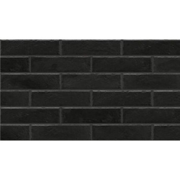 Клінкер Cerrad Foggia Elewacja Nero 6,5x24,5 см