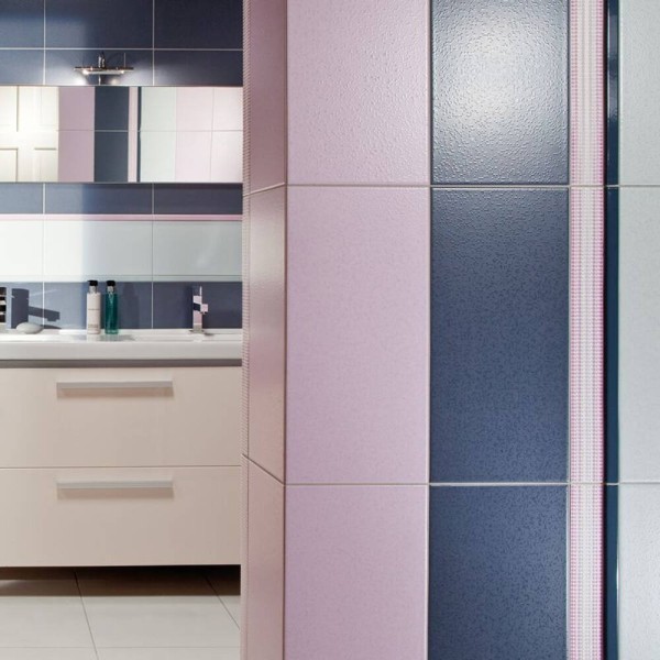 Плитка Lasselsberger Rako Vanity WLAMH015 бузковий фриз 7×398×45