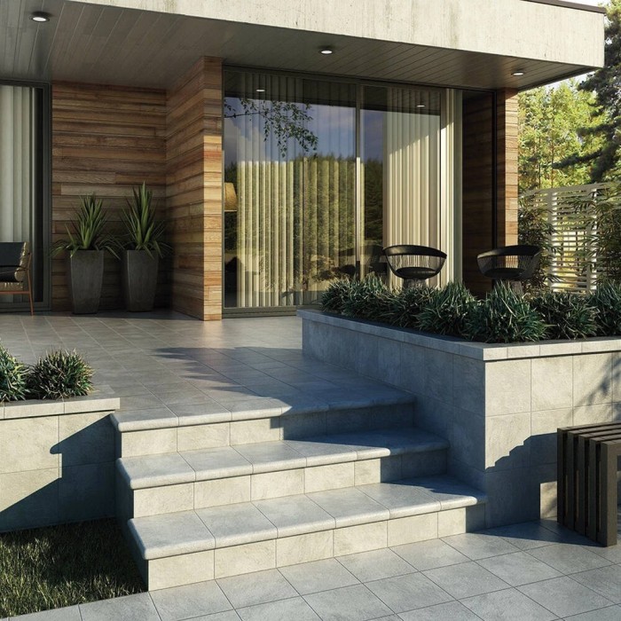 Клинкер EXAGRES Manhattan PELDANO FIOR. ML. GREY ступени 12×330×245