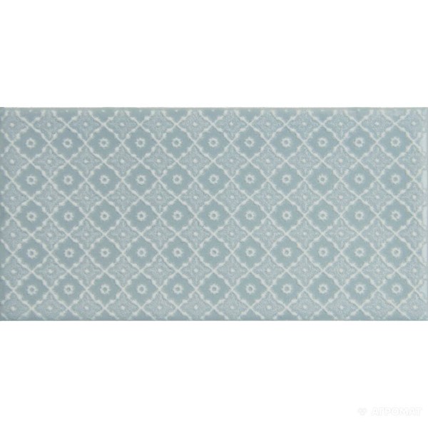 Плитка Monopole Ceramica Mirage DECOR JEWEL PEARL BLUE декор 8×150×75