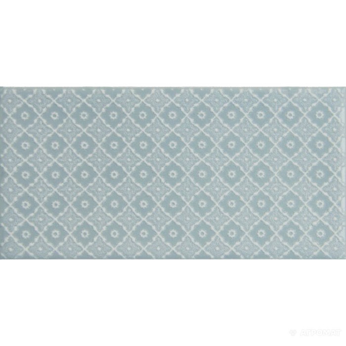 Плитка Monopole Ceramica Mirage DECOR JEWEL PEARL BLUE декор 8×150×75
