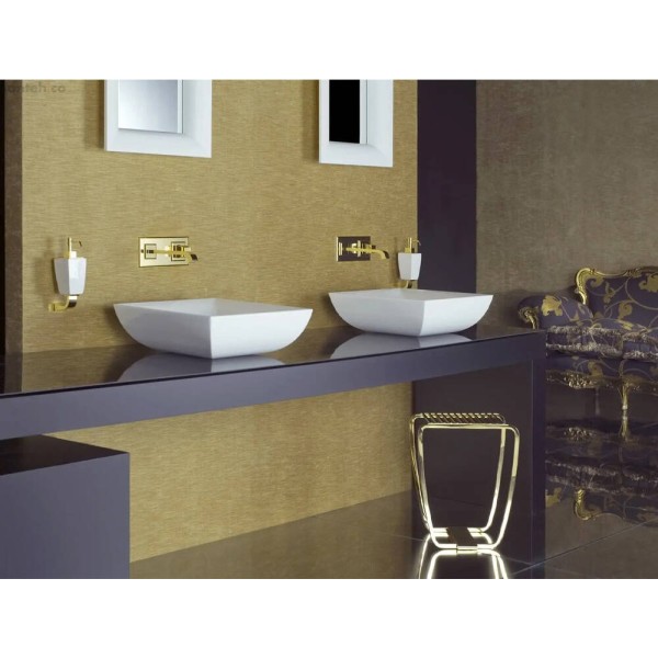 Дозатор для рідкого мила Gessi Mimi 33214-031 з тримачем хром/білий