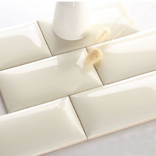 Плитка Almera Ceramica Metro Bisel White 10x20 см