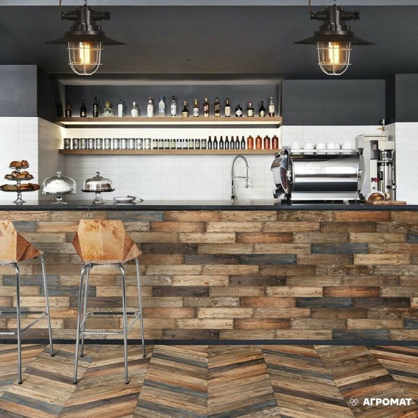 Керамогранит OSET Relic NATURE CHEVRON 9×400×80 под дерево