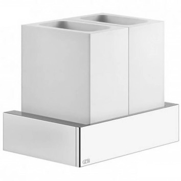 Склянка Gessi Rettangolo 20810-031 з тримачем