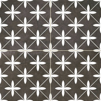 Плитка Dual Gres Chic Poole Black 45x45 см