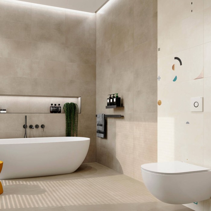 Керамогранит Lasselsberger Rako Extra DAR63720 ivory 10×598×598 под бетон