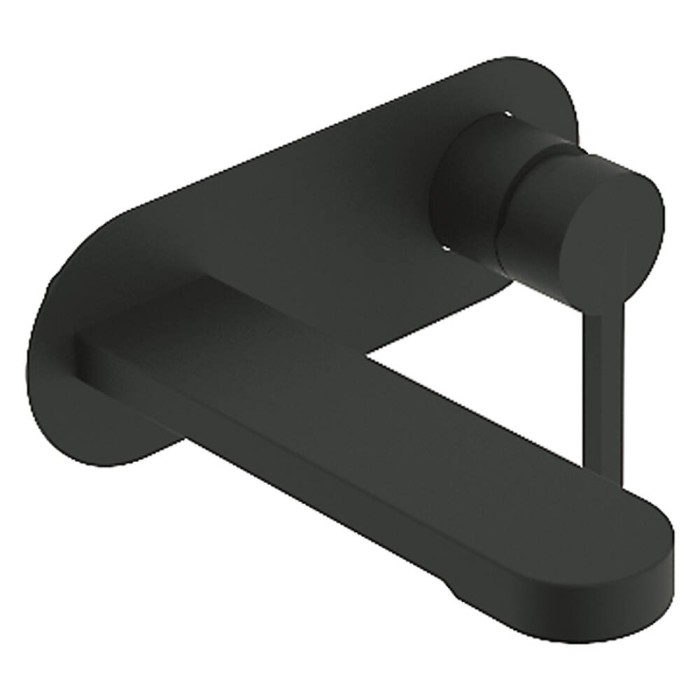 Змішувач прихованого монтажу для раковини Devit Laguna 8411X110B чорний матовий