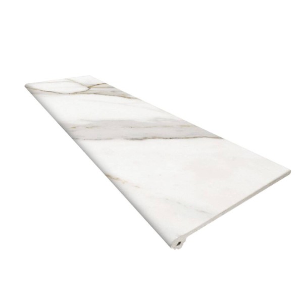 Клинкер EXAGRES Marbles PELDANO FIOR. CALACATA ступени 12×1200×330 под мрамор
