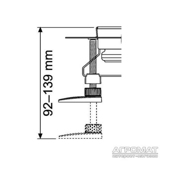 Комплект опор TECE 660003 для монтажу каналу