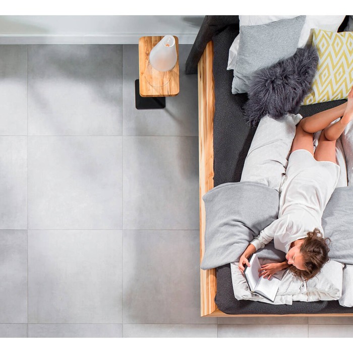 Керамогранит Lasselsberger Rako Extra DAR63722 white 10×598×598 под бетон