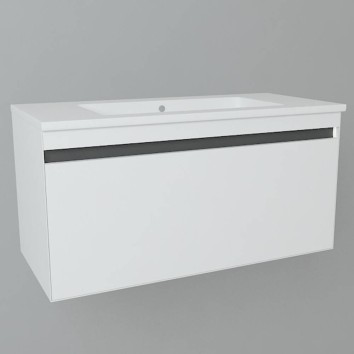 Тумба з раковиною Devit Up 0W21120W підвісна 80 см білий