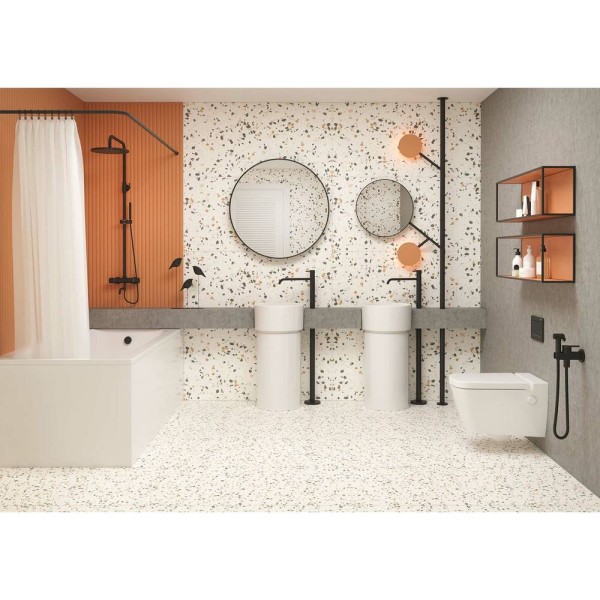 Керамограніт Megagres Terrazzo Agrimstone Ivory M. 60x60 см