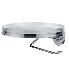 Тримач для туалетного паперу Laufen Kartell H3843320040001 з полицею хром