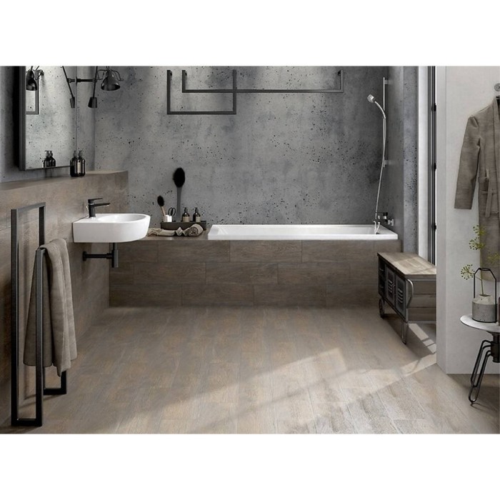 Керамогранит Cersanit Finwood BROWN 8×598×185 под дерево