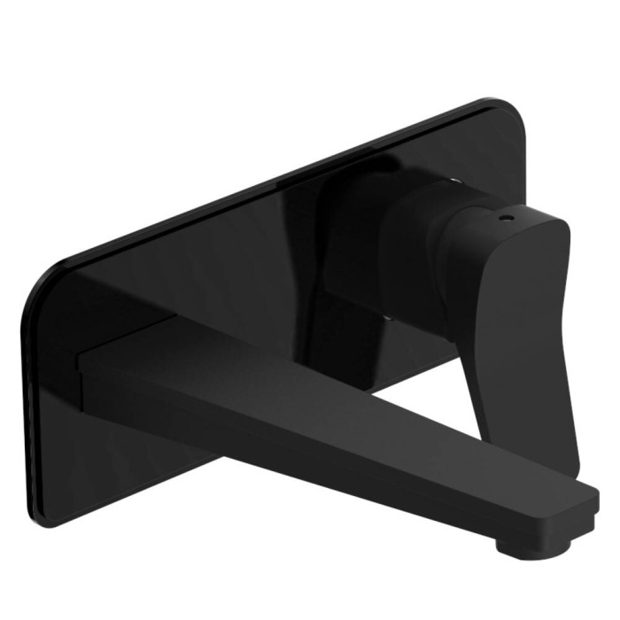 Змішувач прихованого монтажу для раковини Devit Up 8101X120B чорний матовий