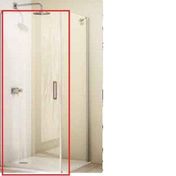 Душові двері Huppe Design Pure 8P0602.123.321 90х190 см розпашні