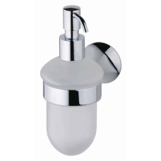 Дозатор для рідкого мила Devit Vintage 7850122SD з тримачем хром/білий