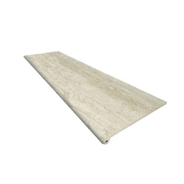 Клинкер EXAGRES Marbles PELDANO FIOR. TRAVERTINO ступени 12×1200×330