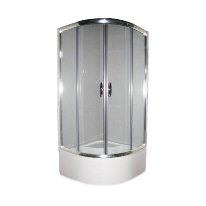 Душевая кабина Devit Nymfa FEN311DEV 1/4 круга 90х90 см, стекло прозрачное с поддоном