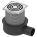 Душовий трап TECE Drainpoint S 50 3601050 з решіткою 100х100 мм