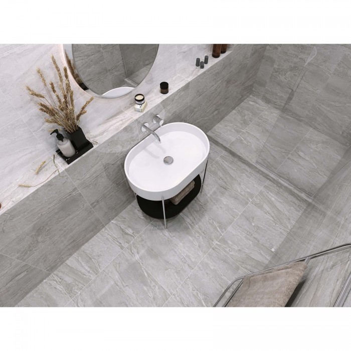 Керамогранит GOLDEN TILE MARMO MILANO сірий 8М2510