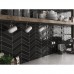 Плитка EQUIPE CERAMICAS 23356 CHEVRON WALL BLACK left