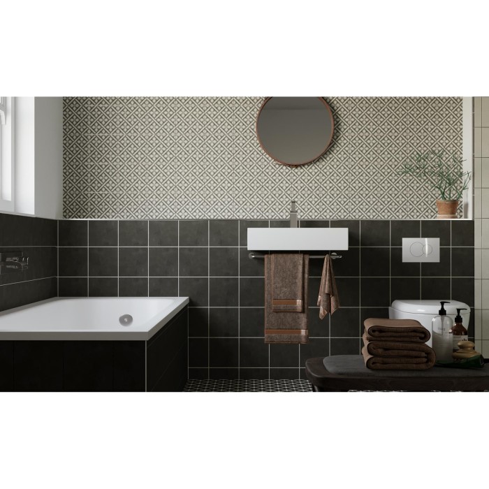 Плитка GOLDEN TILE LAURENT Антрацитови 59У180 8×186×186