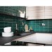 Плитка GOLDEN TILE Metrotiles METROTILES бірюзовий 466061 8×200×100