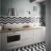 Плитка EQUIPE CERAMICAS Chevron Wall 23351 CHEVRON WALL WHITE MATT left