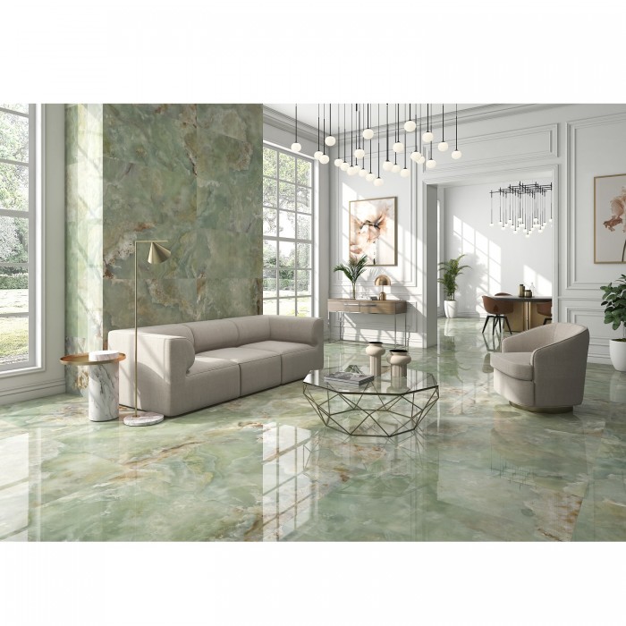 Керамогранит ITT CERAMIC ONIX JADE POLISHED LUX RECT. 11×1200×1200