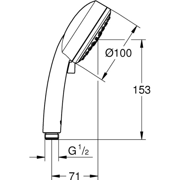 Grohe New Tempesta Cosmopolitan 100 Ручной душ 27572002