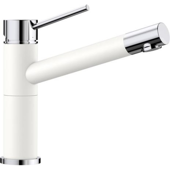 Смеситель кухонный Blanco ALTA Compact хром / белый 515317